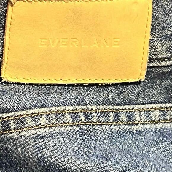 Everlane The High Rise Skinny Jean Size 30 Medium Wash Denim Stretch Classic - Picture 4 of 8